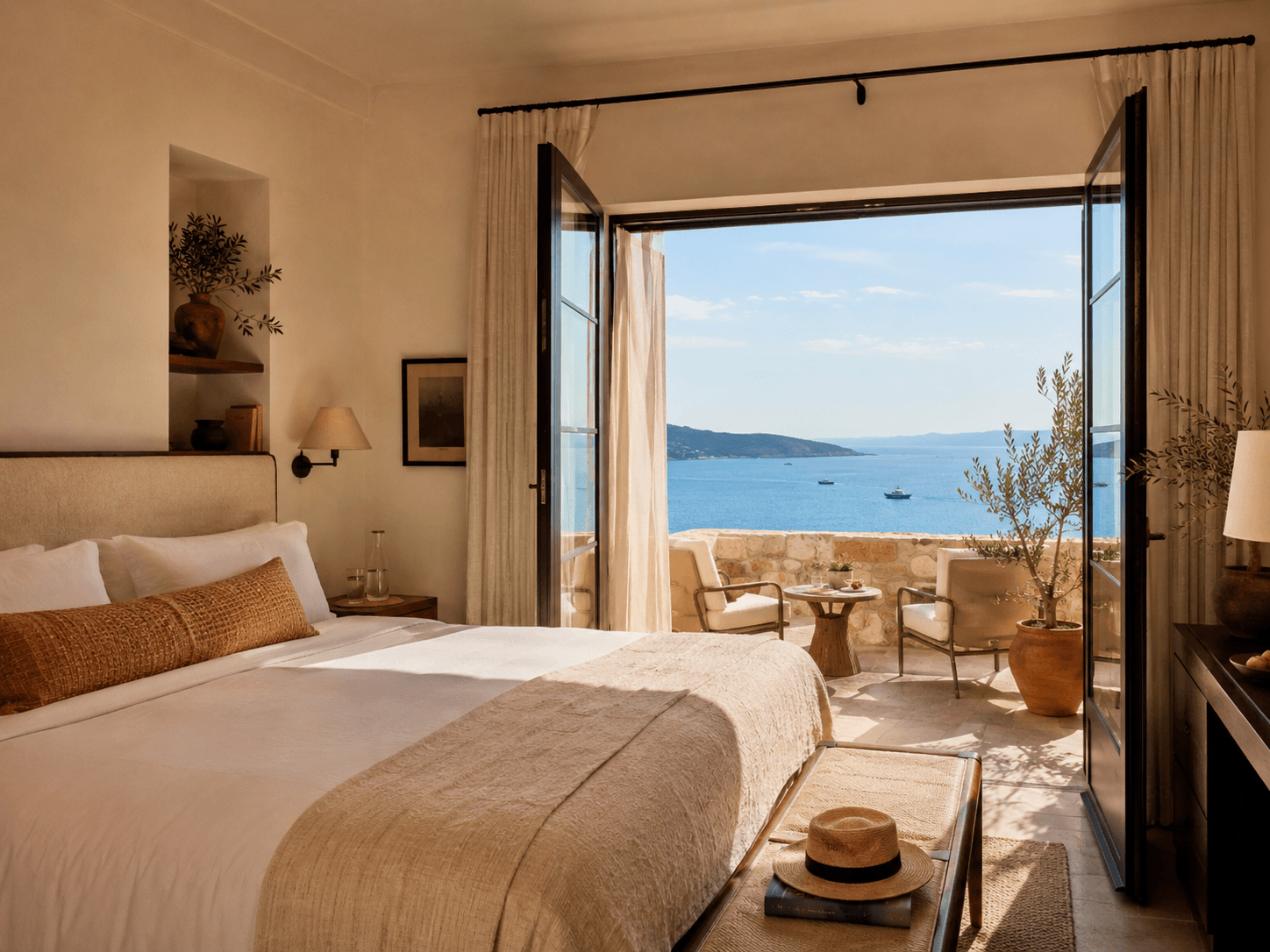 Terrace Room opening onto a private sea-view terrace